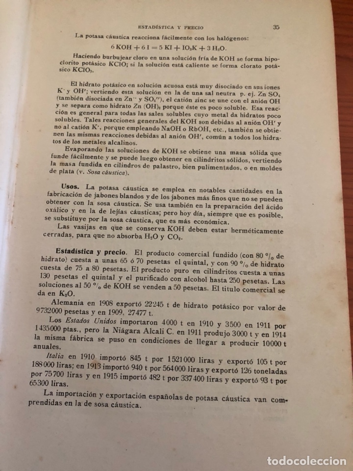 Libros antiguos: Qu&iacute;mica general y aplicada a la industria - Foto 2