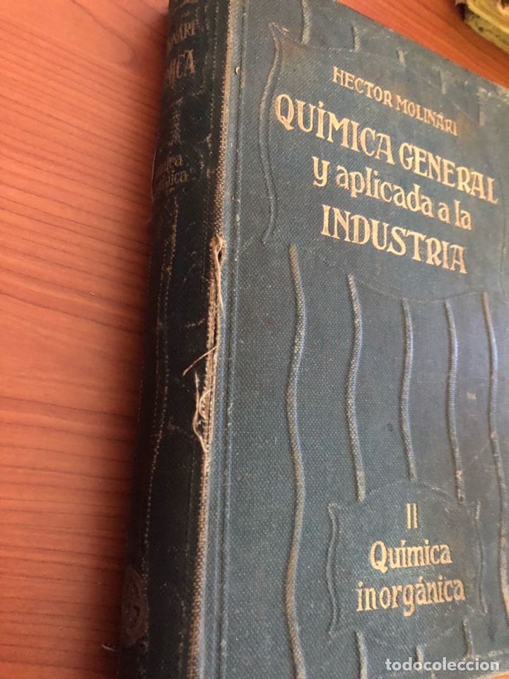 Libros antiguos: Qu&iacute;mica general y aplicada a la industria - Foto 8