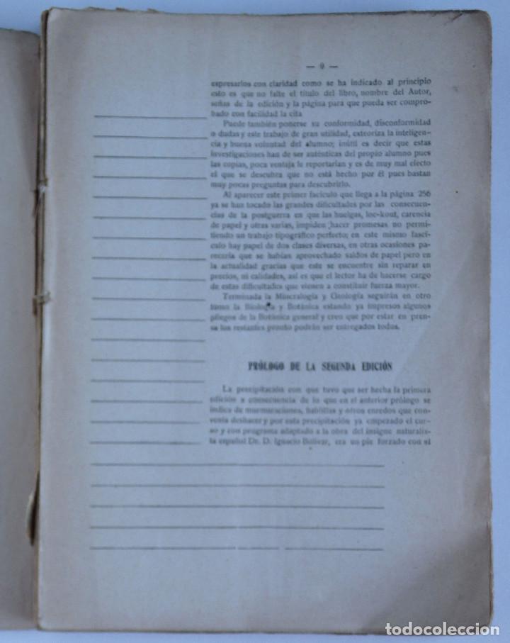 Libros antiguos: Compendio de Mineralog&iacute;a y Bot&aacute;nica &ndash; 2&ordf; edici&oacute;n 1921 - Foto 3