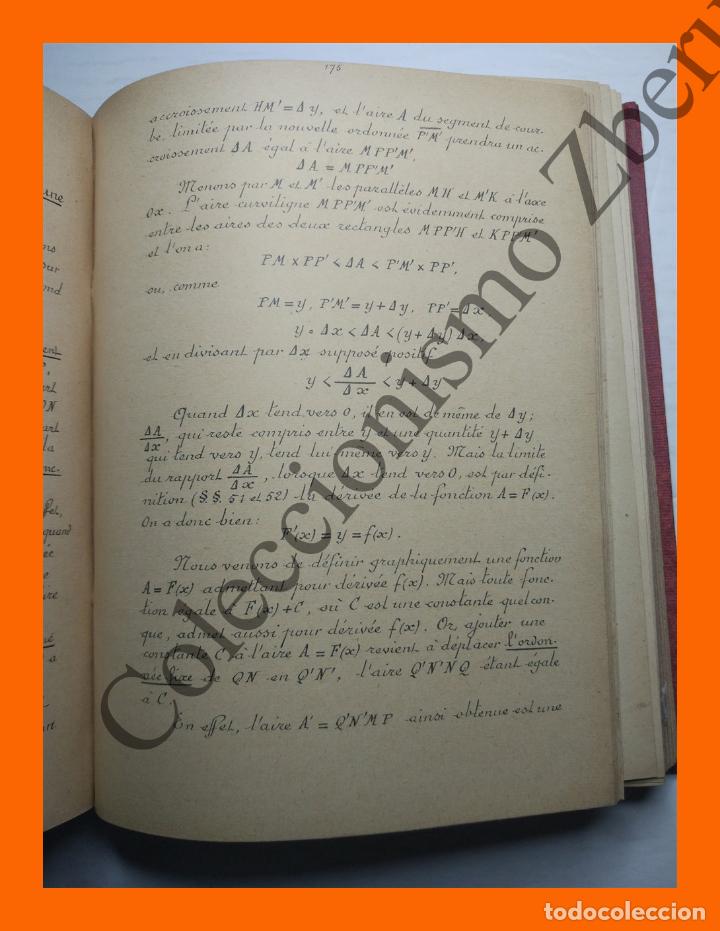 Libros antiguos: Complements dalgebre; Cours danalyse - M. Vasnier - Foto 4