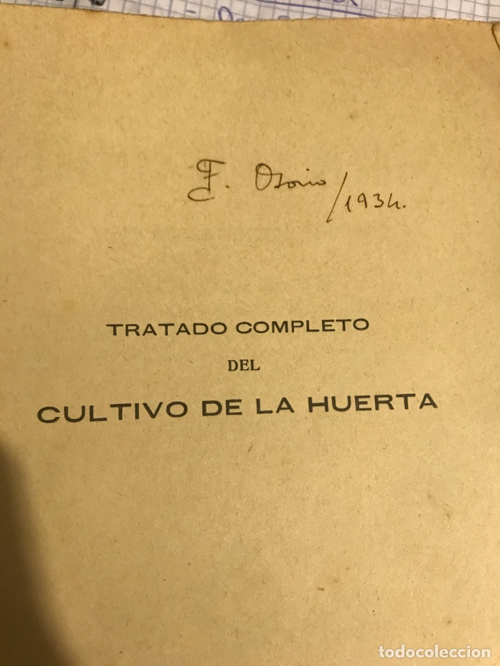 Libros antiguos: Cultivo de la huerta 1931 - Foto 4