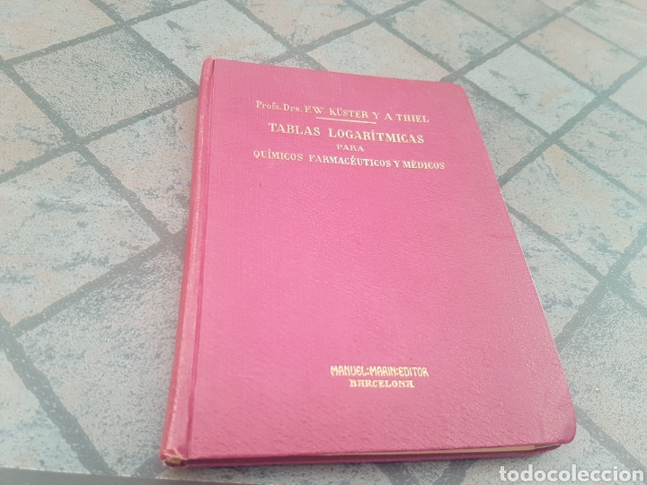 Libros antiguos: Tablas logar&iacute;tmicas 1925 - Foto 1