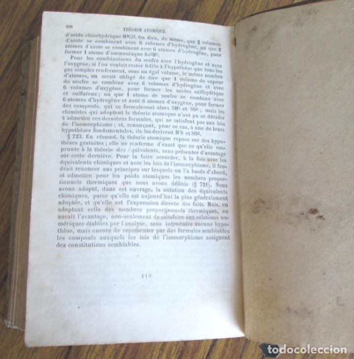 Libros antiguos: PREMIERS ELEMENTS DE CHIMIE - Par M. Y. Regnault - Par&iacute;s 1870 - Foto 4