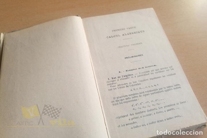 Libros antiguos: Cours dAlg&egrave;bre &eacute;l&eacute;mentaire - Librairie Catholique Emmanuel Vitte - Foto 4