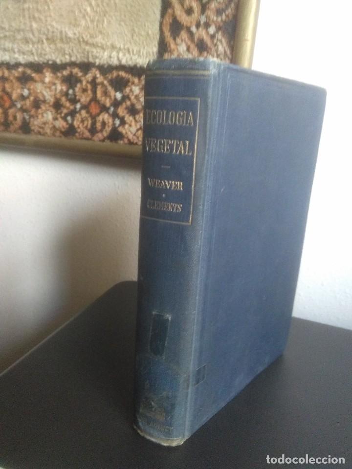 Libros antiguos: Weaver y Clements, Ecolog&iacute;a Vegetal - Foto 1