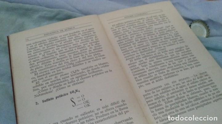 Libros antiguos: Libro centenario INTRODUCCI&Oacute;N AL AN&Aacute;LISIS QU&Iacute;MICO del a&ntilde;o 1921 - Foto 6
