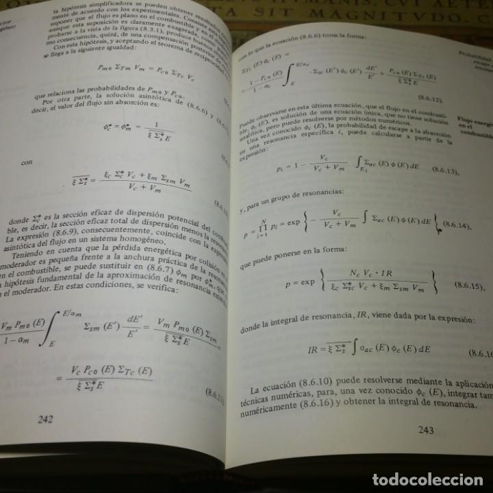 Libros antiguos: F&Iacute;SICA DE REACTORES NUCLEARES. RAFAEL CARO. J.E.N. 1976. - Foto 5