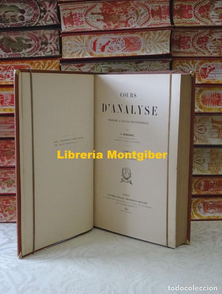 Libros antiguos: COURS DANALYSE .   Autor :  Humbert, G. - Foto 5