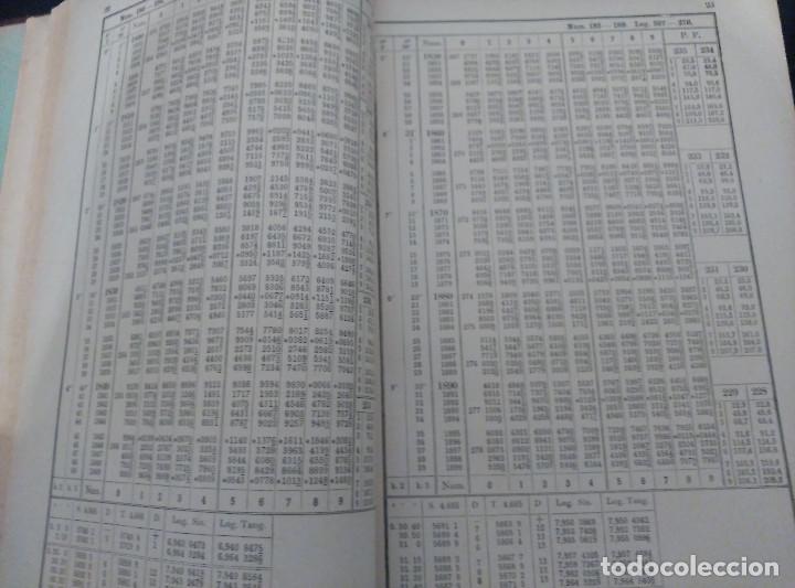 Libros antiguos: Tables de Logarithmes a Sept Decimales, L. Schr&ouml;n, Franc&eacute;s - Foto 8