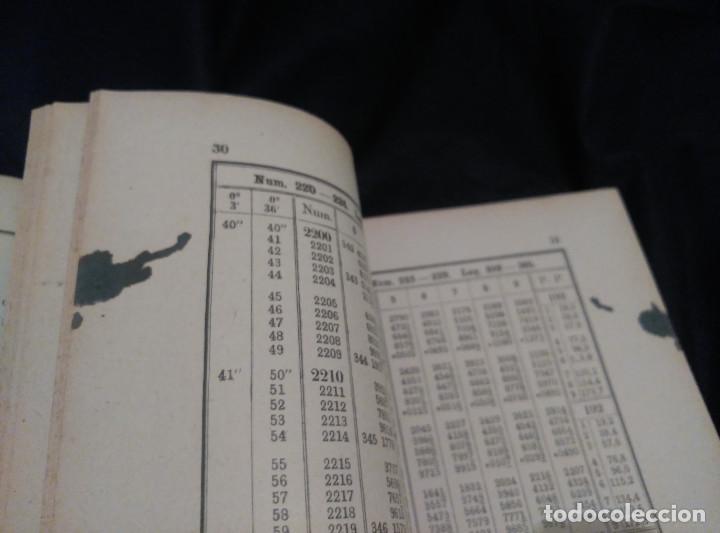 Libros antiguos: Tables de Logarithmes a Sept Decimales, L. Schr&ouml;n, Franc&eacute;s - Foto 9