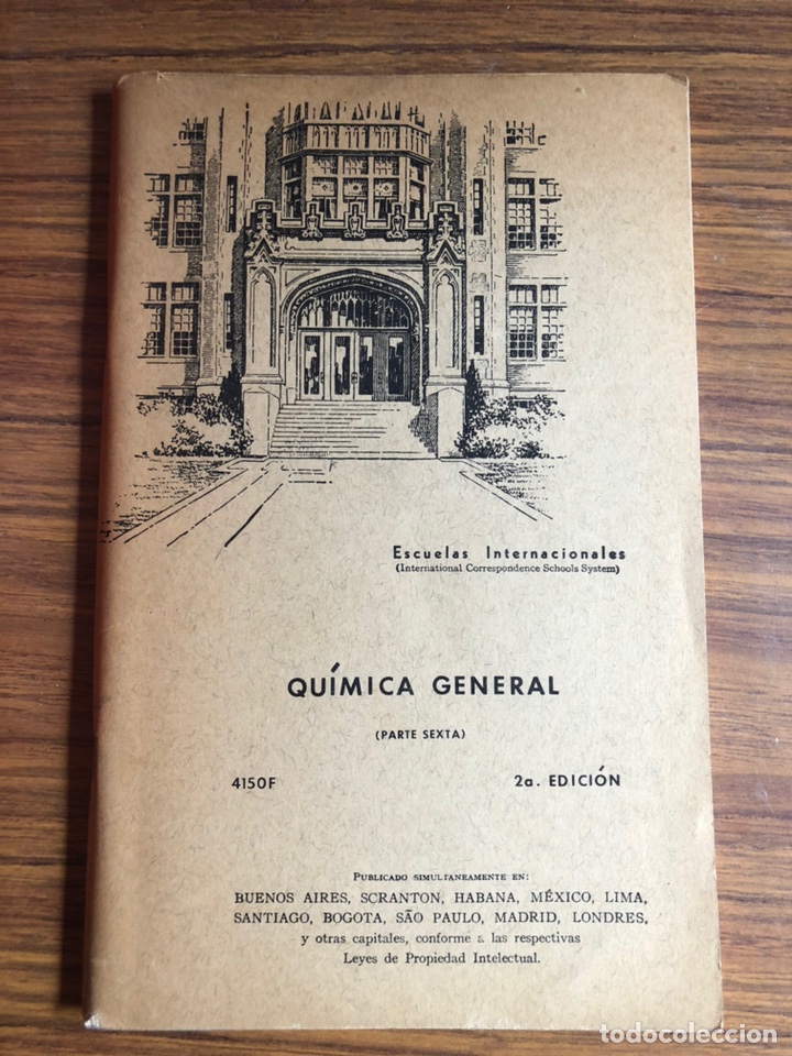 Libri antichi: QUIMICA GENERAL-PARTE SEXTA- ESCUELAS INTERNACIONALES@9