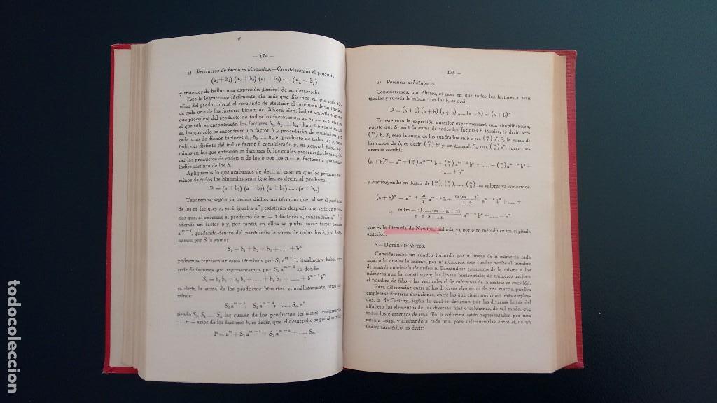 Libros antiguos: &Aacute;LGEBRA. LUIS TOR&Oacute;N. INSTITUTO SAMPER. PRIMERA EDICI&Oacute;N. MADRID, 1930. - Foto 9