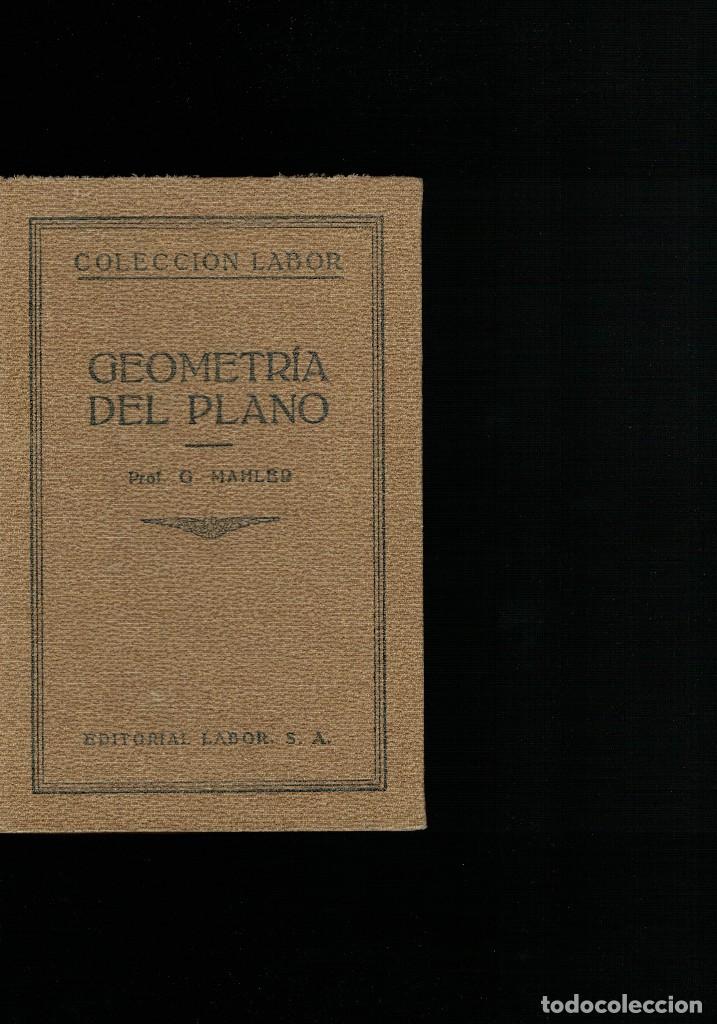 Libros antiguos: G. Mahler, Geometr&iacute;a del plano - Foto 2