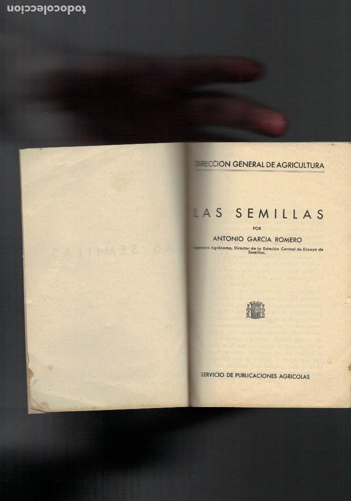 Libros antiguos: Antonio Garc&iacute;a Romero, Las semillas - Foto 2