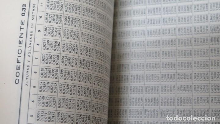 Libros antiguos: TABLAS DENDROMETRICAS. JOSE DEL RIO - Foto 3