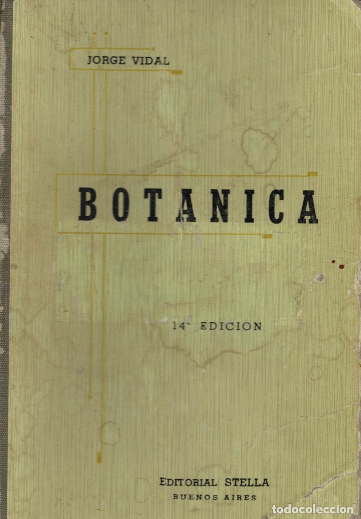 Libros antiguos: Jorge Vidal, Bot&aacute;nica - Foto 1