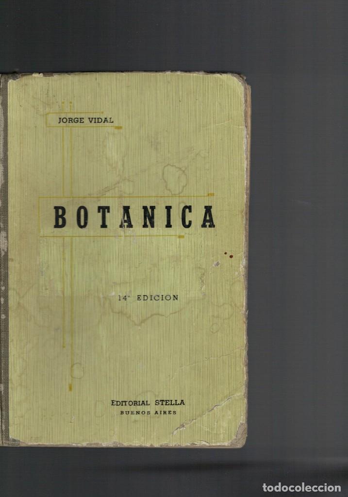 Libros antiguos: Jorge Vidal, Bot&aacute;nica - Foto 2