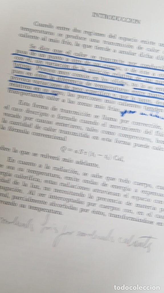 Libros antiguos: TRANSMISION DEL CALOR. BADOS-ESTRADA - Foto 4
