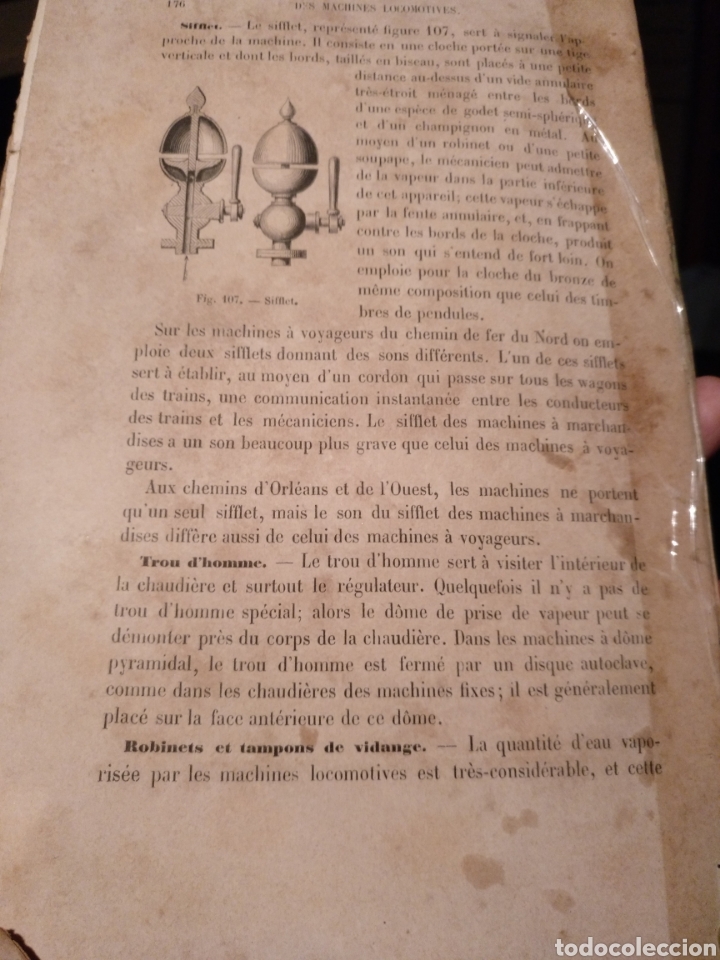 Libros antiguos: 1865. Tratado de locomotoras - Foto 3