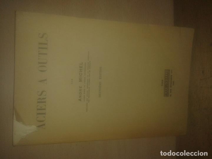 Libros antiguos: MICHEL, Andre - ACIERS A OUTILS par ---. - Foto 1