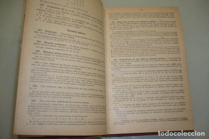 Libros antiguos: Aritmetica y Algebra. A&ntilde;os 20. - Foto 5