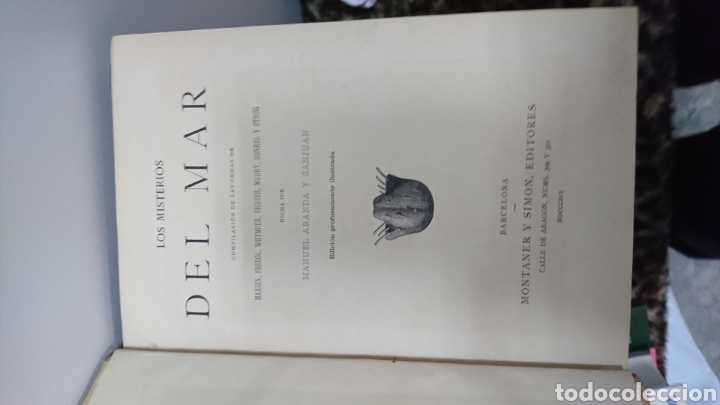 Libros antiguos: Los Misterios DEL MAR - Foto 2