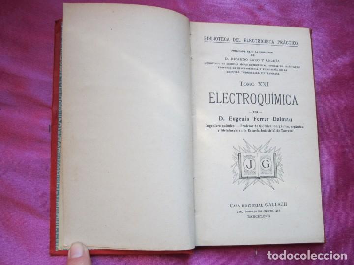 Libros antiguos: pilas el&eacute;ctricas - Foto 2