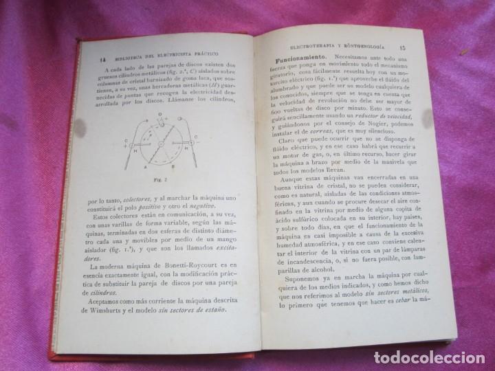 Libros antiguos: etectroterapia rontgenolog&iacute;a - Foto 5