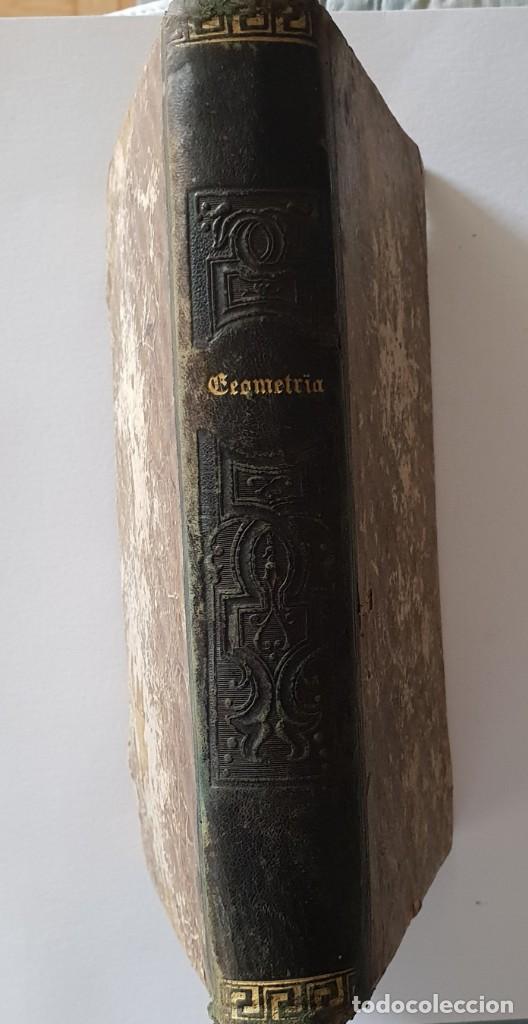 Libros antiguos: Tratado de Geometr&iacute;a Elemental de Juan Cortazar - Foto 2