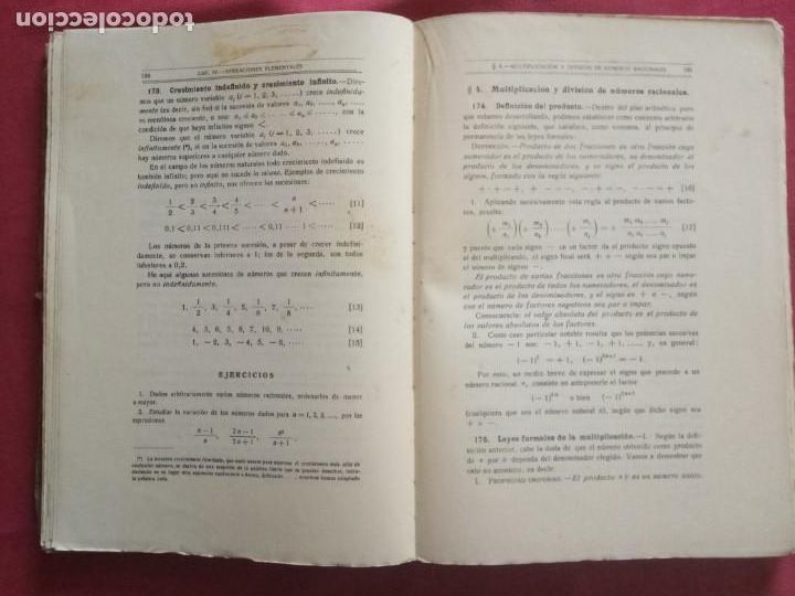 Libros antiguos: ELEMENTOS DE ANALISIS ALGEBRAICO. J. REY PASTOR.1935. - Foto 4