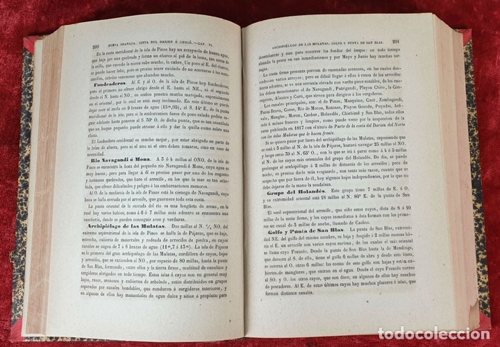 Libros antiguos: DERROTERO DE LAS ISLAS ANTILLAS. DIRECCIÓN DE HIDROGRAFÍA. VVAA. 2 VOL 1865/1877. - Foto 9 - 157352854