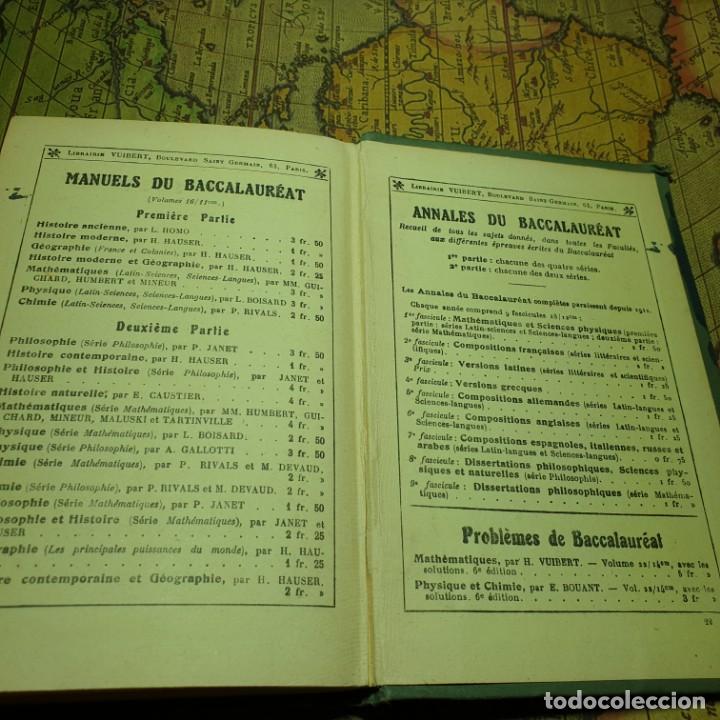 Libros antiguos: ZOOLOGIE. E. CAUSTIER. VUIBERT PARIS 1914. EN FRANC&Eacute;S. - Foto 12