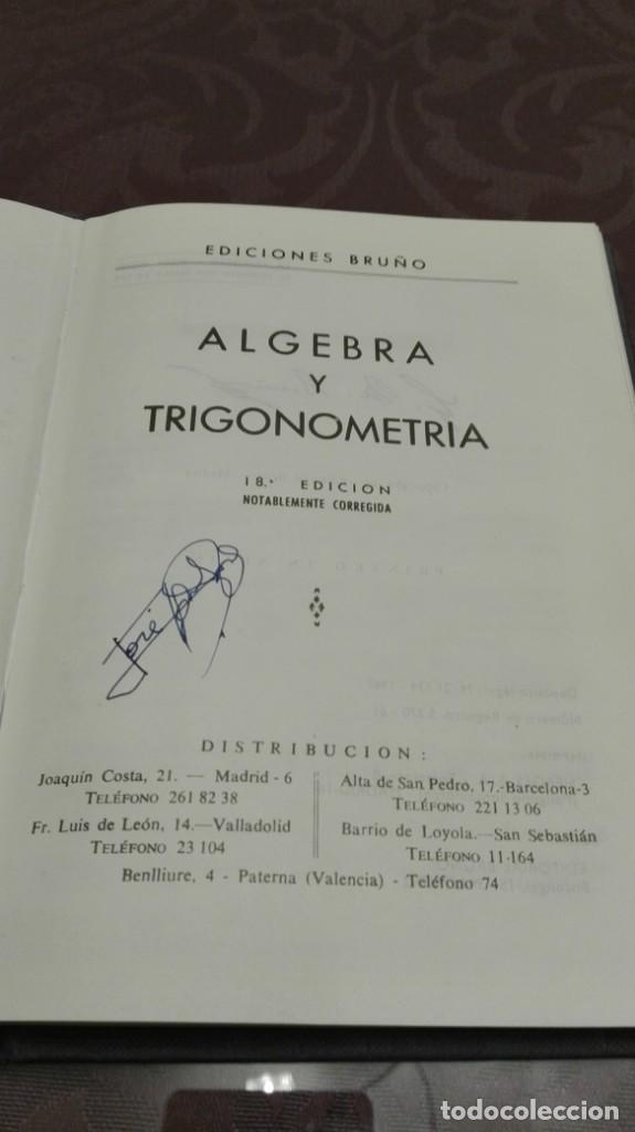 Libros antiguos: 1967 Algebra y Trigonometr&iacute;a - Foto 2