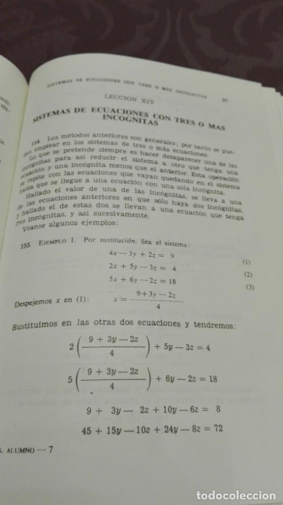 Libros antiguos: 1967 Algebra y Trigonometr&iacute;a - Foto 4