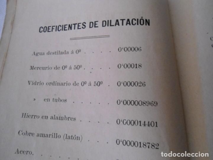 Libros antiguos: ANTIGUO PROGRAMA DE ESTUDIOS DE FISICA A&Ntilde;O 1914 - Foto 11