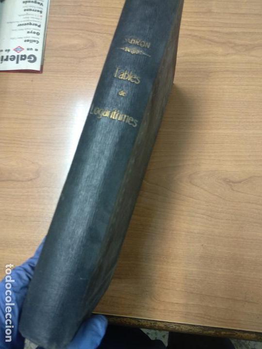 Libros antiguos: TABLES DE LOGARITHMES A SEPT D&Eacute;CIMALES - SCHR&Ouml;N, L. : - Foto 1