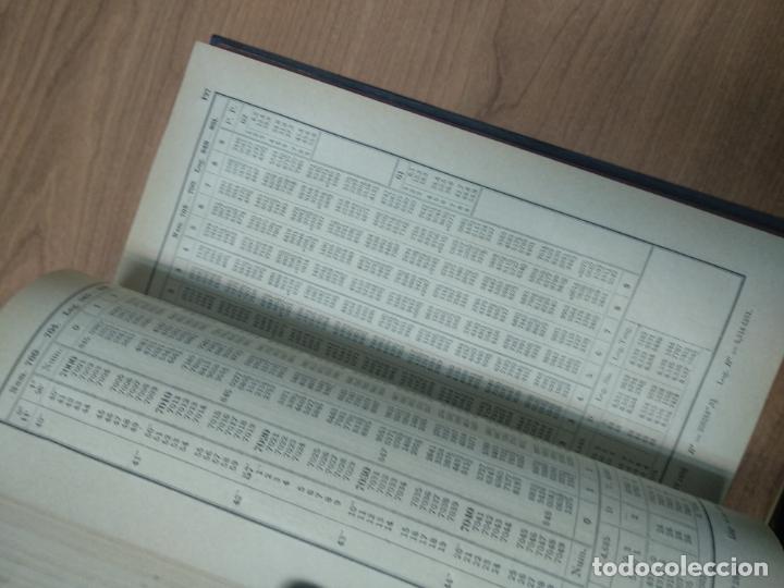 Libros antiguos: TABLES DE LOGARITHMES A SEPT D&Eacute;CIMALES - SCHR&Ouml;N, L. : - Foto 4