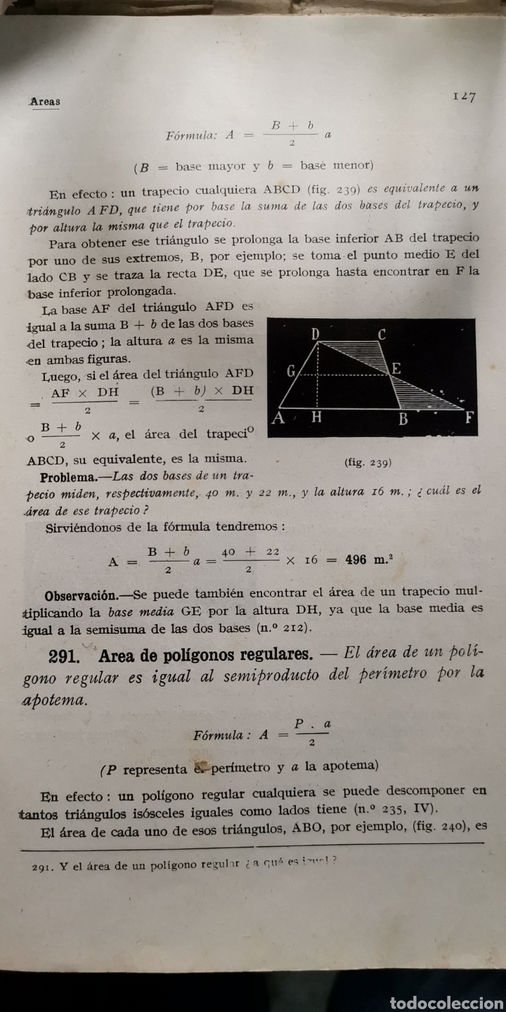 Libros antiguos: Geometr&iacute;a segundo grado - Foto 2