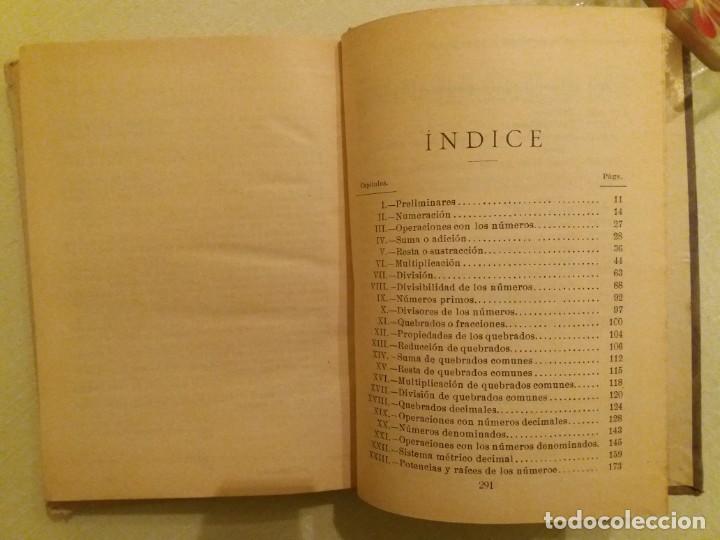 Libros antiguos: ARITM&Eacute;TICA RAZONADA. CALLEJA. 1916. - Foto 7