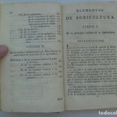 Libros antiguos: ELEMENTOS DE AGRICULTURA . A LA SOCIEDAD CANTABRICA . SIGLO XIX O ANTERIOR. Lote 164647830