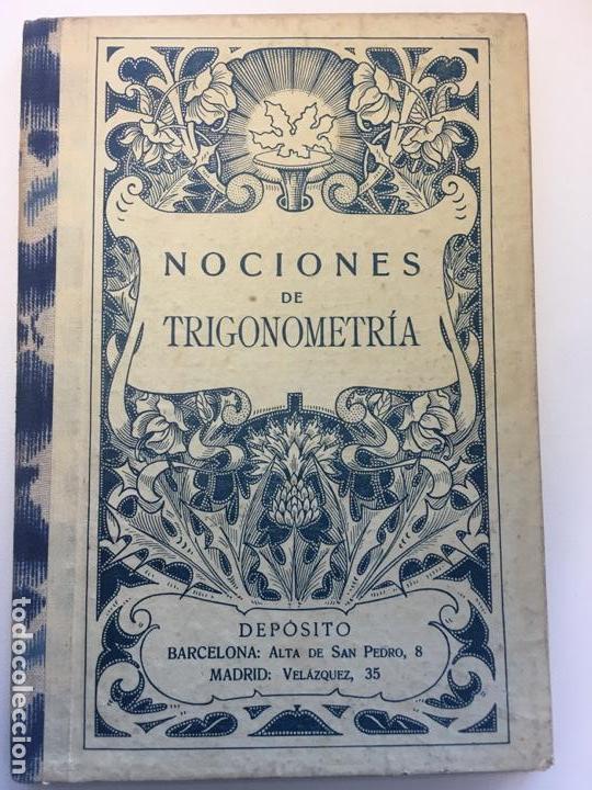 Libros antiguos: Nociones de Trigonometria. 1a edici&oacute;n 1934 Ediciones Bru&ntilde;o - Foto 1