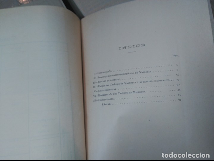 Libros antiguos: EL TRIASICO DE MALLORCA - Darder Peric&aacute;s, Bartolom&eacute; - Foto 5