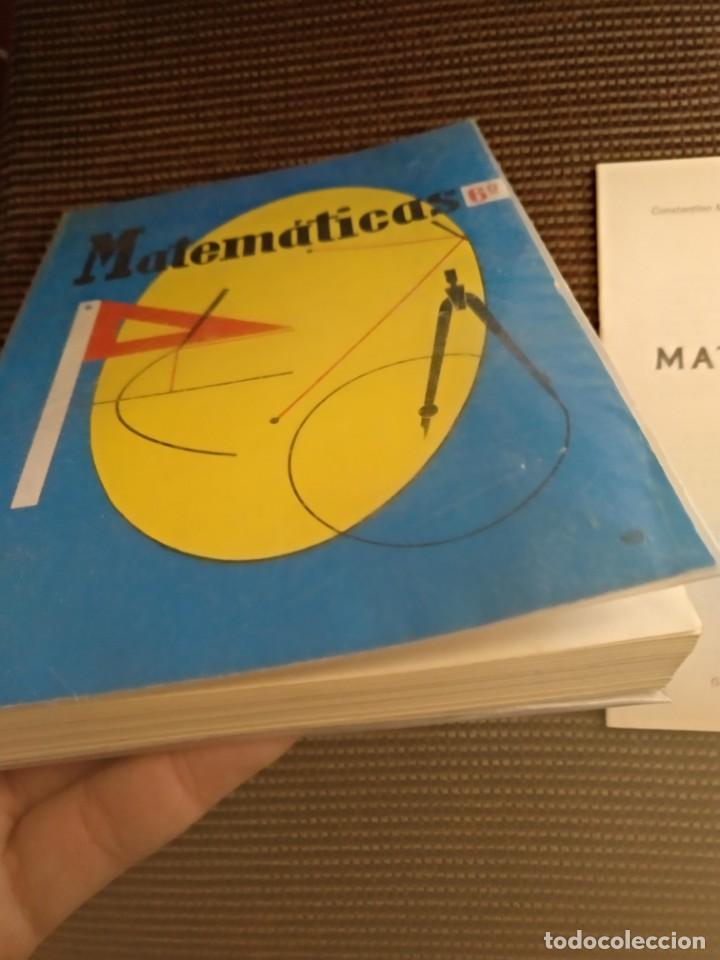Libros antiguos: Libro sexto curso matem&aacute;ticas 1975 ediciones S.M. + programa - Foto 2