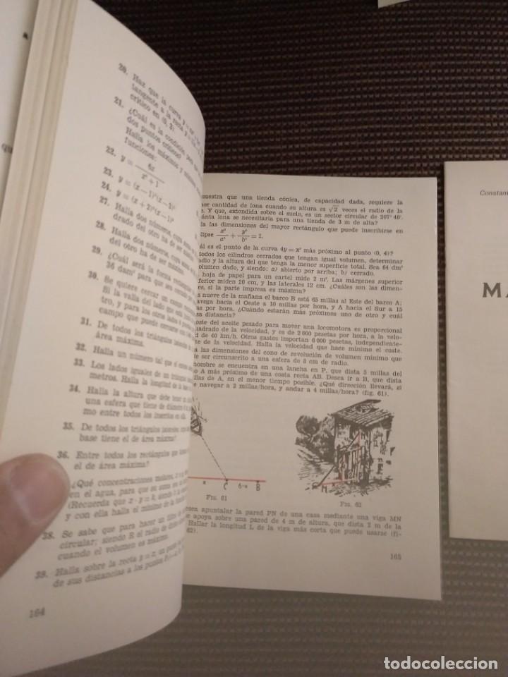 Libros antiguos: Libro sexto curso matem&aacute;ticas 1975 ediciones S.M. + programa - Foto 3