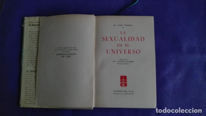 Libros antiguos: La sexualidad en el universo - Foto 2