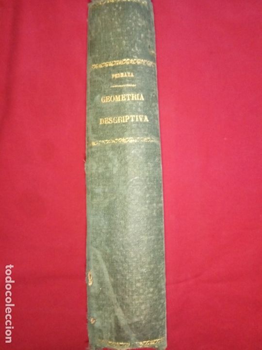 Libros antiguos: LECCIONES DE GEOMETR&Iacute;A DESCRIPTIVA. Pedro Pedraza y Cabrera. - Foto 1