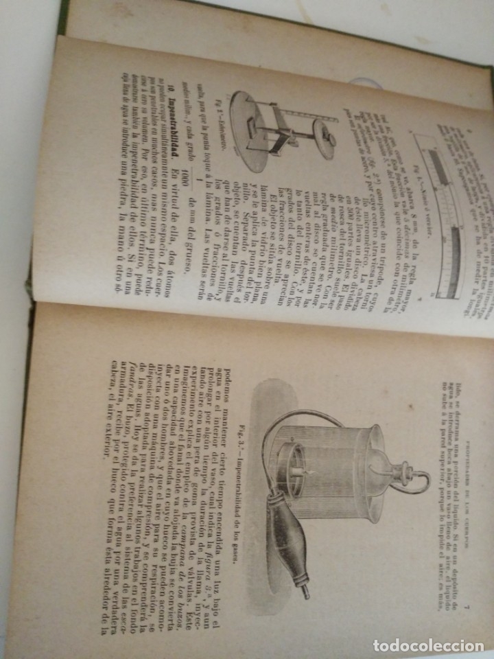Libros antiguos: COMPENDIO DE F&Iacute;SICA EXPERIMENTAL Y QU&Iacute;MICA - 8&ordf; edicion - Foto 4