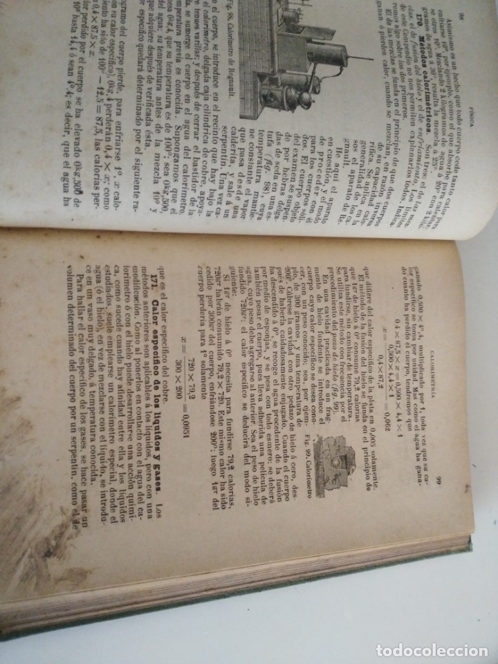 Libros antiguos: COMPENDIO DE F&Iacute;SICA EXPERIMENTAL Y QU&Iacute;MICA - 8&ordf; edicion - Foto 6