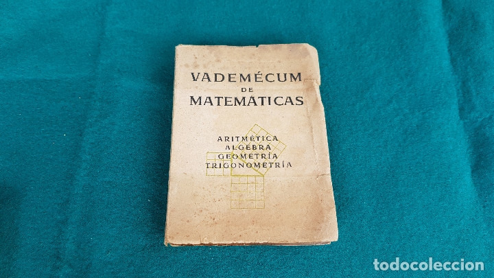 Libros antiguos: LIBRO VADEMECUM DE MATEMATICAS - 2&ordf; EDICION - COSMOS - Foto 4