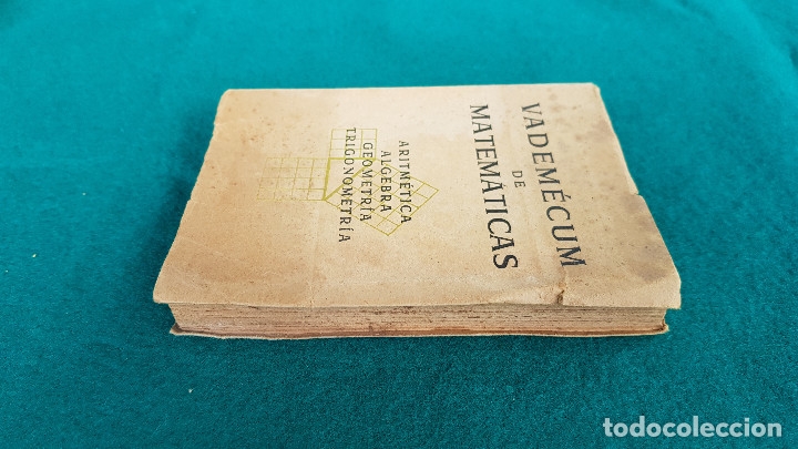 Libros antiguos: LIBRO VADEMECUM DE MATEMATICAS - 2&ordf; EDICION - COSMOS - Foto 5